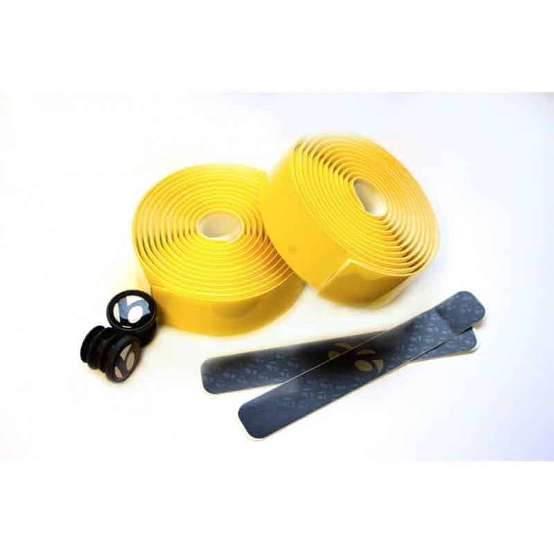 Grip em gel Bontrager, gel amarelo gel.