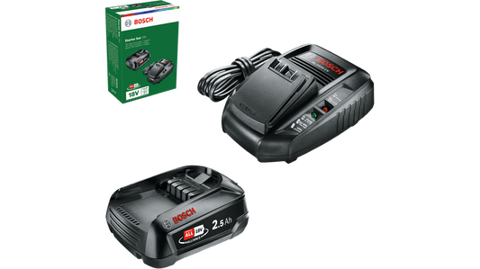 Bosch Starter Set 18 V (2.5 Ah + battery at 1830 HP)