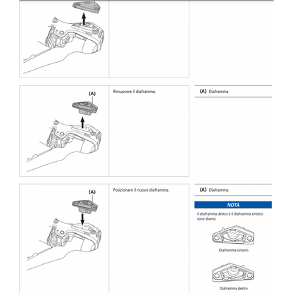 Diaframma Per Leva Sinistra Shimano ST-R9120