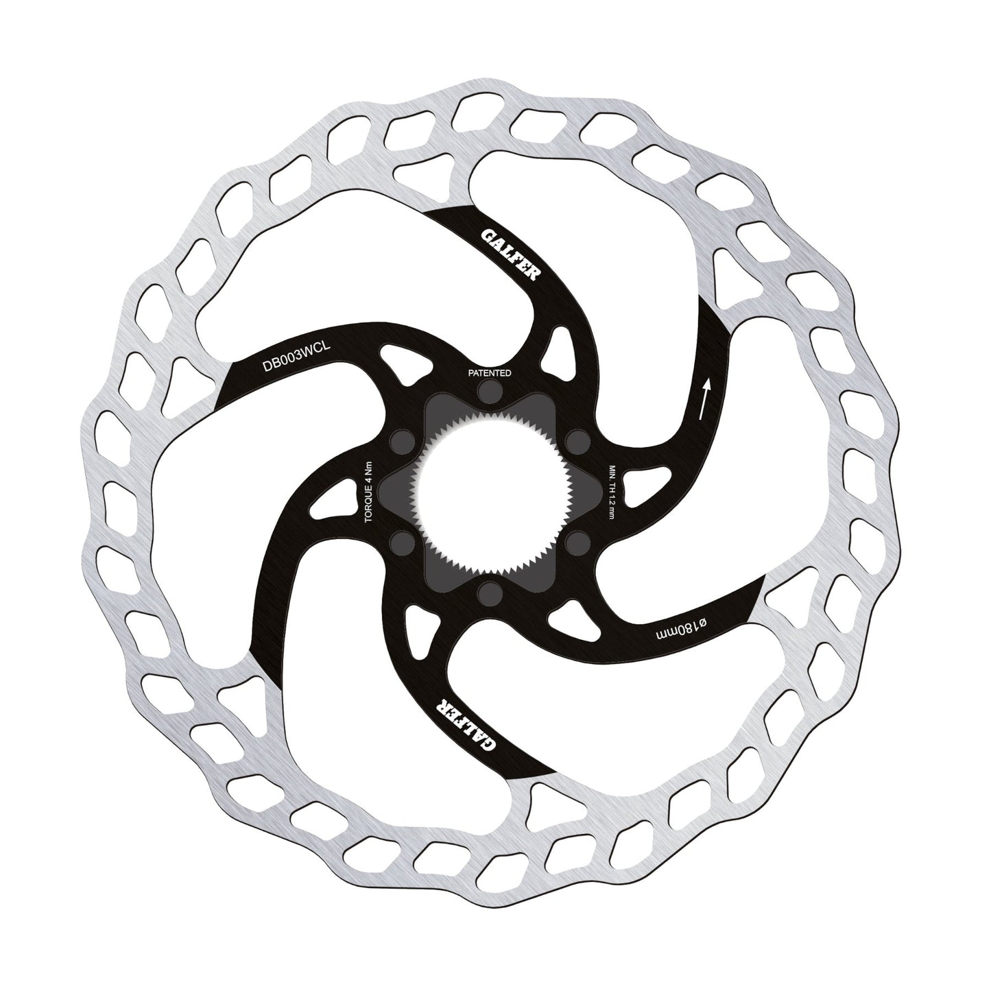 Galfer MTB Wave Center-Lock 1.8mm DB003WCL brake discon