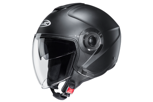 HJC i40 semi -flat capacete preto