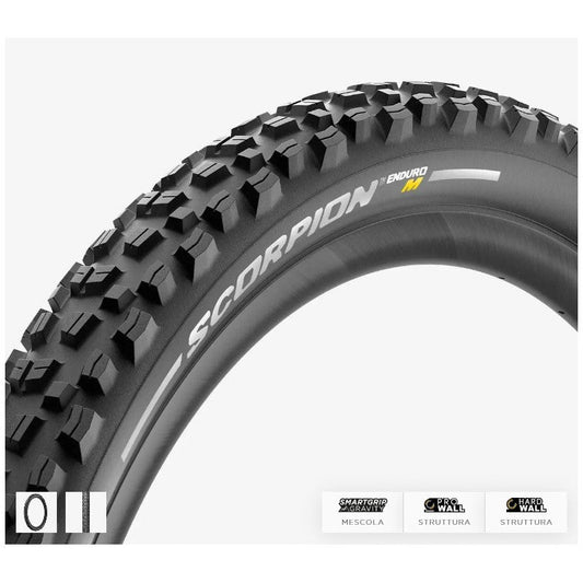 Pneus pirelli escorpion enduro m parede dura negra